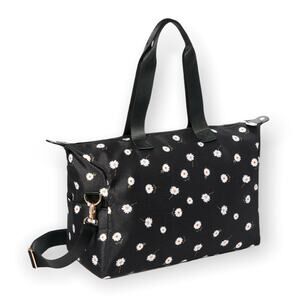 Alice + Olivia x Stacey Bendet Duffel Weekender Bag Daisy Print Ditsy Floral